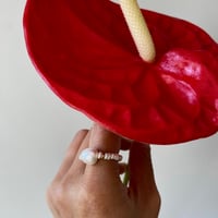Image 2 of Fine Upcycled Pearl Ring