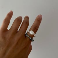 Image 2 of Fine Upcycled Blue Zircon Ring