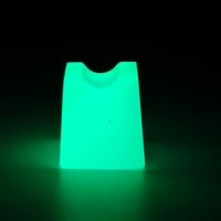 Image 2 of Multi purpose edc stand/snuffer- blue to green glow