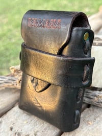 Image 2 of Original Tom Fugle Yamaha Small Leather Stash Pouch