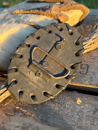 Image 2 of Original Tom Fugle Ruger Leather Belt Buckle