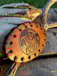 Image 3 of Original Tom Fugle Smith & Wesson Leather Belt Buckle