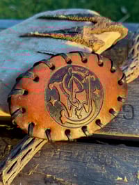 Image 1 of Original Tom Fugle Smith & Wesson Leather Belt Buckle