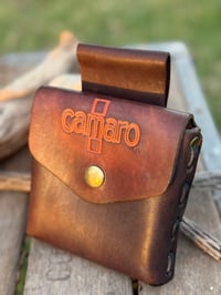 Image 1 of Original Tom Fugle Camaro Leather Stash Pouch