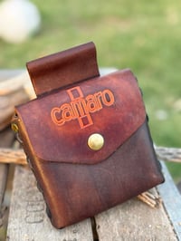 Image 2 of Original Tom Fugle Camaro Leather Stash Pouch