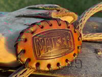 Image 2 of Original Tom Fugle Mauser Leather Belt Buckle