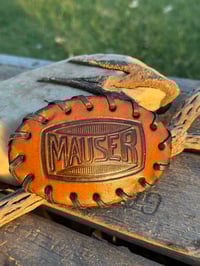 Image 1 of Original Tom Fugle Mauser Leather Belt Buckle