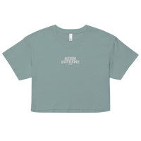 Image 1 of Varsity Crop Top (Sage)
