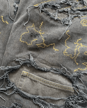 Image of Galaxy 9 Ripped Jeans (W34/L32: Sample 2/2)
