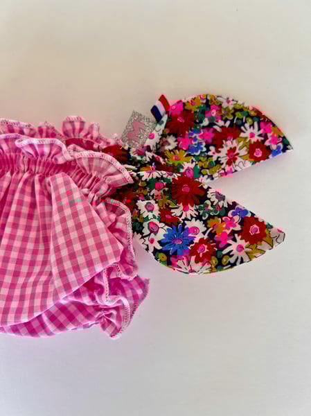Image of Bikini vichy rose et liberty Libby