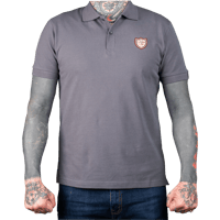 Image 1 of Teddy Vile Polo Shirt Grey