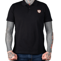 Image 1 of Teddy Vile Polo Shirt Black