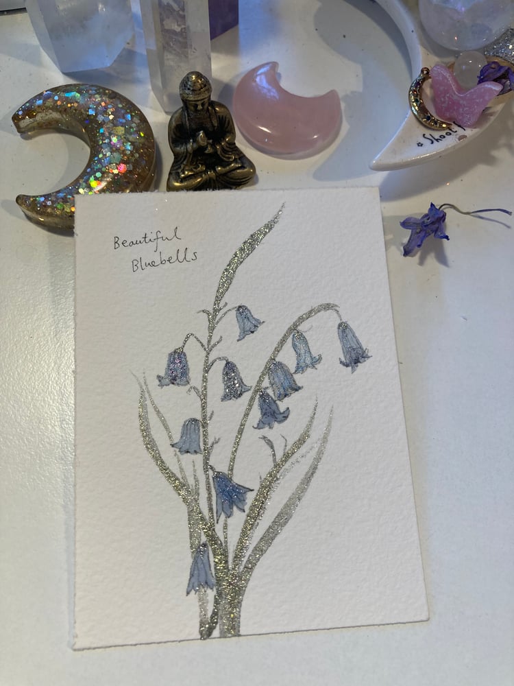 Image of Bluebells watercolour 💙✨