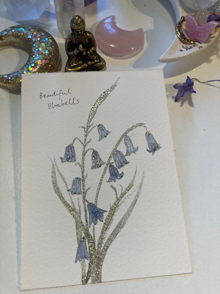 Image of Bluebells watercolour 💙✨