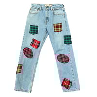 Image 1 of Patch Work Denim