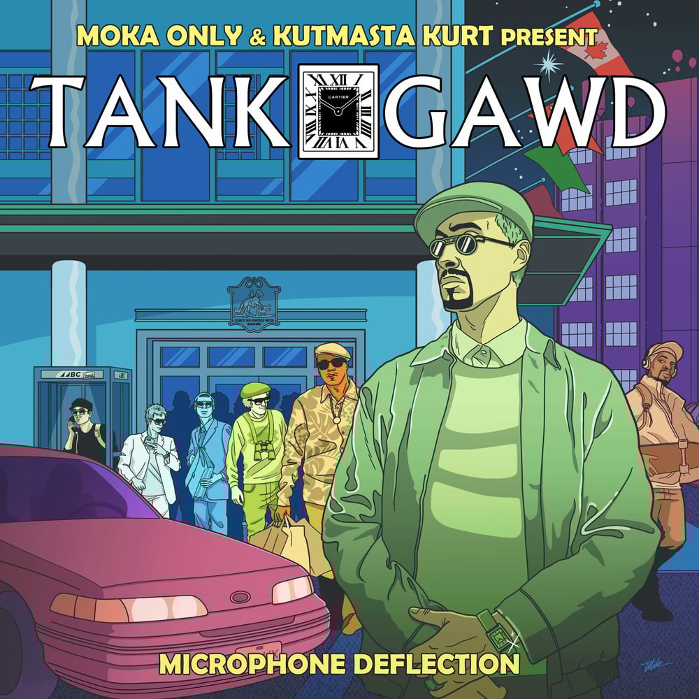 Image of TANK GAWD - MICROPHONE DEFLECTION CD (JEWEL CASE)