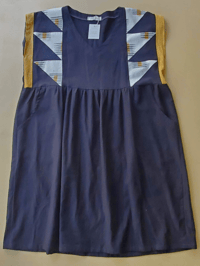 Image 1 of Black Pieced Dress (S/M)