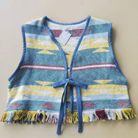Image 1 of Green Tapestry Vest (M)