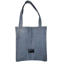 The Original Flat Tote- Ash Blue