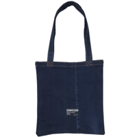 The Original Flat Tote- Dark Blue 
