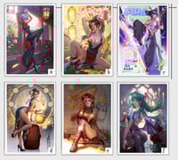 Fighting game fan art print catalog 