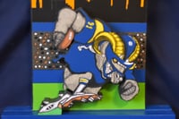 Image 9 of Los Angeles Rams Hand Crafted NFL 3D Wooden Diorama Cartooning Wall Décor