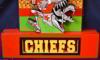 Image 8 of Kansa City Chiefs Hand Crafted NFL 3D Wooden Diorama Cartooning Wall Décor