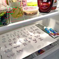 Image 4 of AQUAFRESH ALPHABET - framed