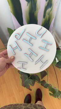 Image 3 of AQUAFRESH ALPHABET - framed