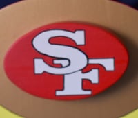 Image 6 of San Francisco 49ERS Hand Crafted NFL 3D Wooden Diorama Cartooning Wall Décor