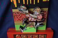 Image 8 of San Francisco 49ERS Hand Crafted NFL 3D Wooden Diorama Cartooning Wall Décor