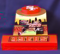 Image 17 of San Francisco 49ERS Hand Crafted NFL 3D Wooden Diorama Cartooning Wall Décor