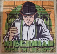 **HALF PRICE**5x5ft (Normally £30) Hibs, Hibernian Anti Hearts Football/Ultras Ultras Flag.