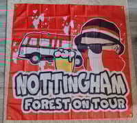 **HALF PRICE**5x5ft (Normally £30) Nottingham Forest On Tour Football/Ultras Flag.