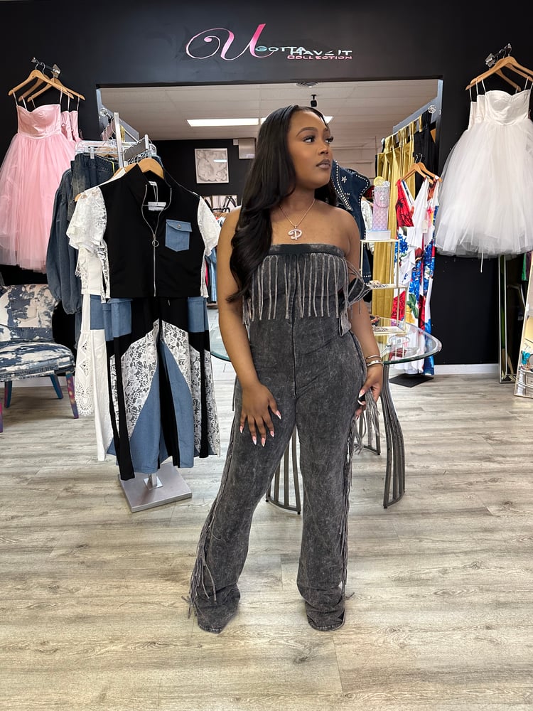Image of Tyrant Fringe Jumpsuit