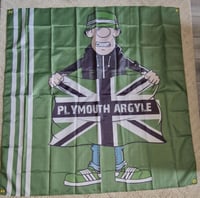 **HALF PRICE**5x5ft (Normally £30) Plymouth Argyle Football/Ultras Flag.