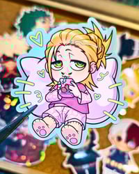 Image 3 of Sleepy Neko Stickers! [BNHA]