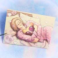 Image 3 of Sleepy Neko EraserMic Small Prints!