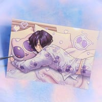 Image 2 of Sleepy Neko EraserMic Small Prints!