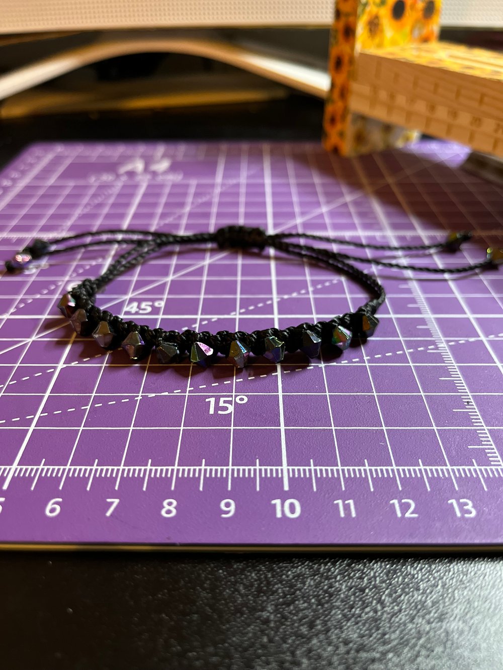 Image of Macrame crystal 