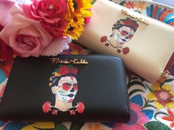 Floral SkullDouble wallet