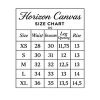 Image 4 of HORIZON BLACK CANVAS PANT (PRE-MADE)