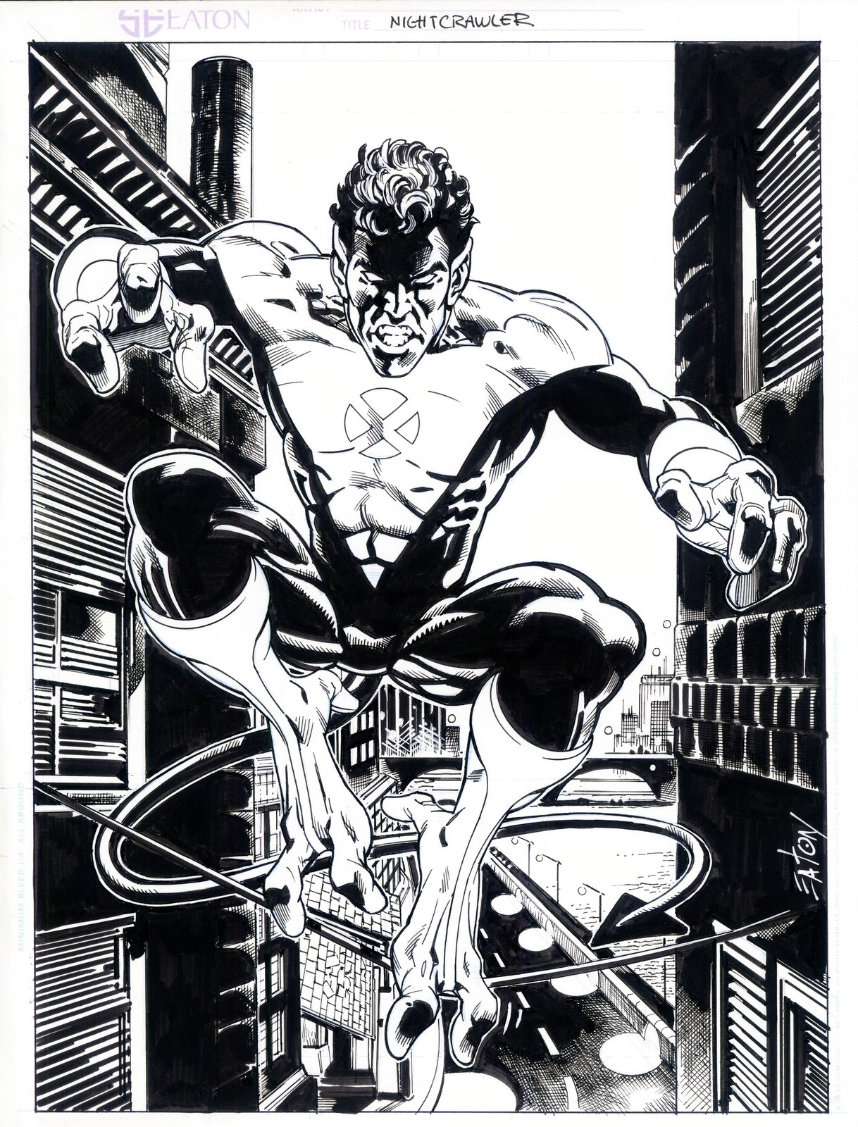 Image of NIGHTCRAWLER 9" x 12" Pin-Up!