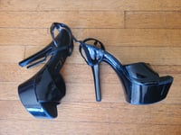 Image 2 of Ellie black pleaser shoe from hundreds of scenes