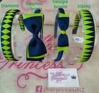 Image 2 of Headband with Georgia bowtie