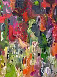 Image 3 of π΄ 'When autumn leaves dream' - 90x90cm