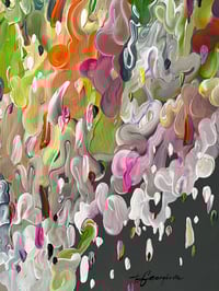 Image 4 of π΄ 'When autumn leaves dream' - 90x90cm