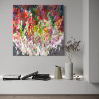 Image 8 of 'When autumn leaves dream' - 90x90cm
