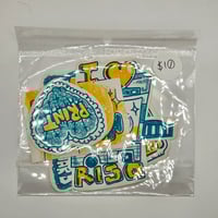 Image 2 of Risograph design stickers
