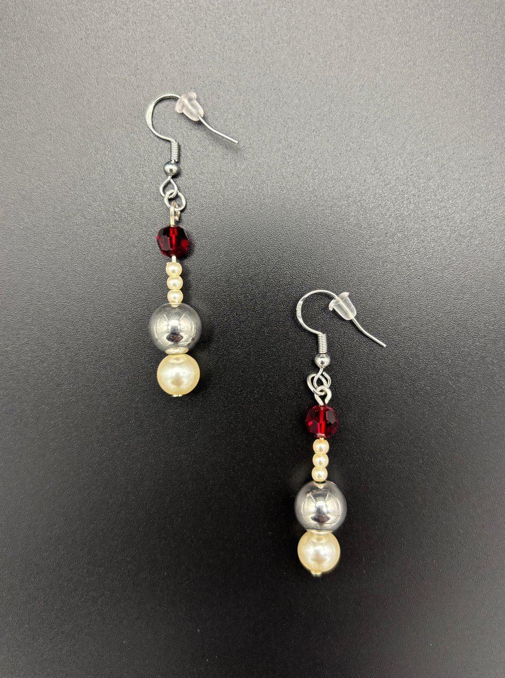 Image of Ruby Red and Silver